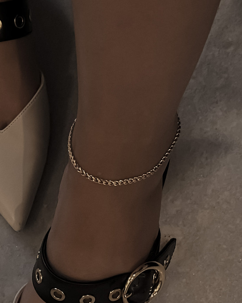 Chain Anklets Athena Cuban Chain Anklet / Gold-Filled Midori Jewelry Co.