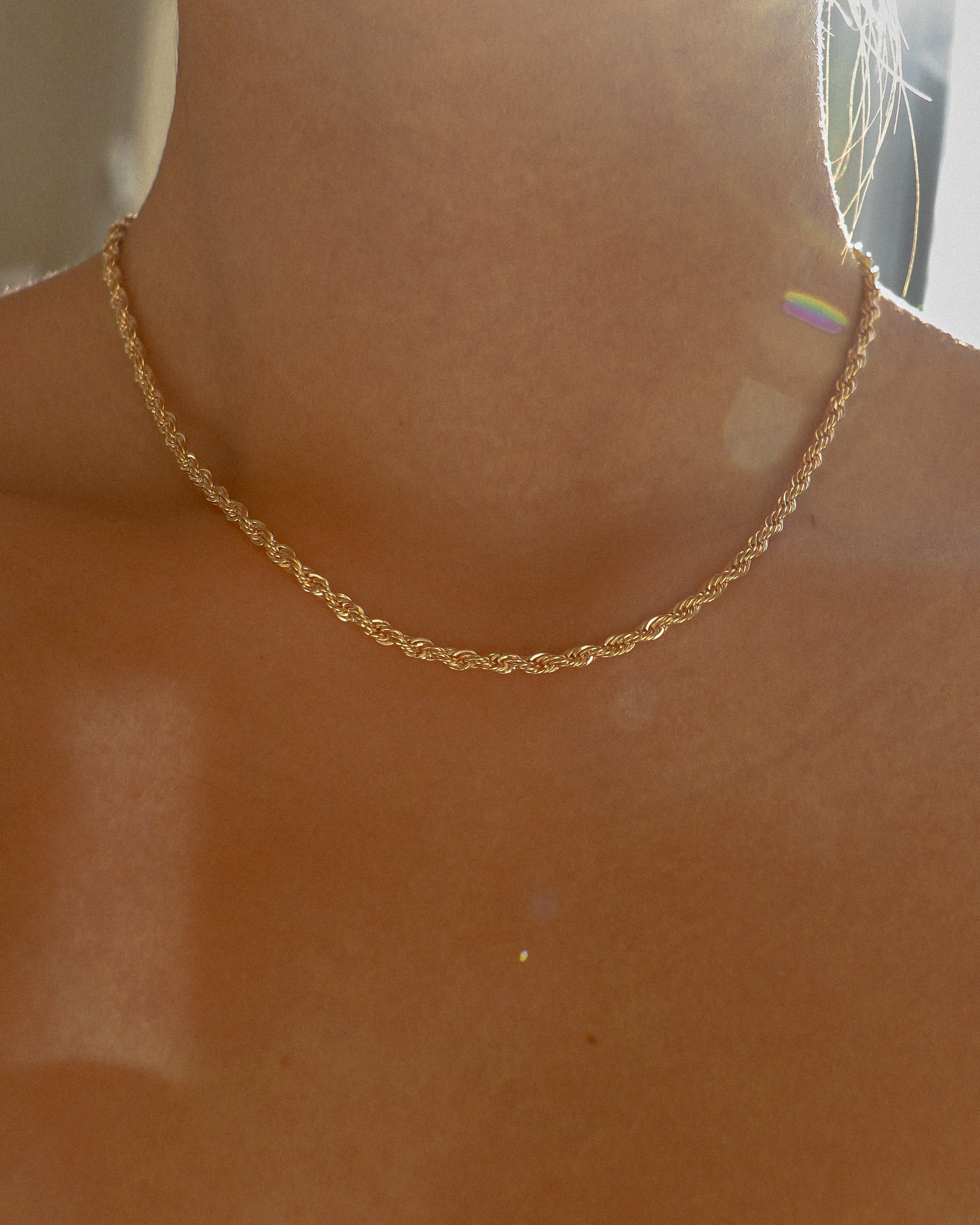Chain Necklaces Lola Rope Chain Necklace / Gold-Filled Midori Jewelry Co.
