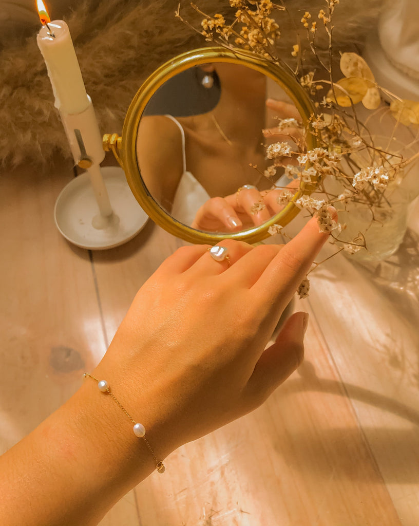 Pearl Bracelets Gabi Pearl Bracelet / Gold-Filled Midori Jewelry Co.