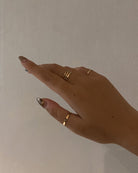 Stacking Rings Genevieve Thin Cigar Band Ring / Gold-Filled Midori Jewelry Co.