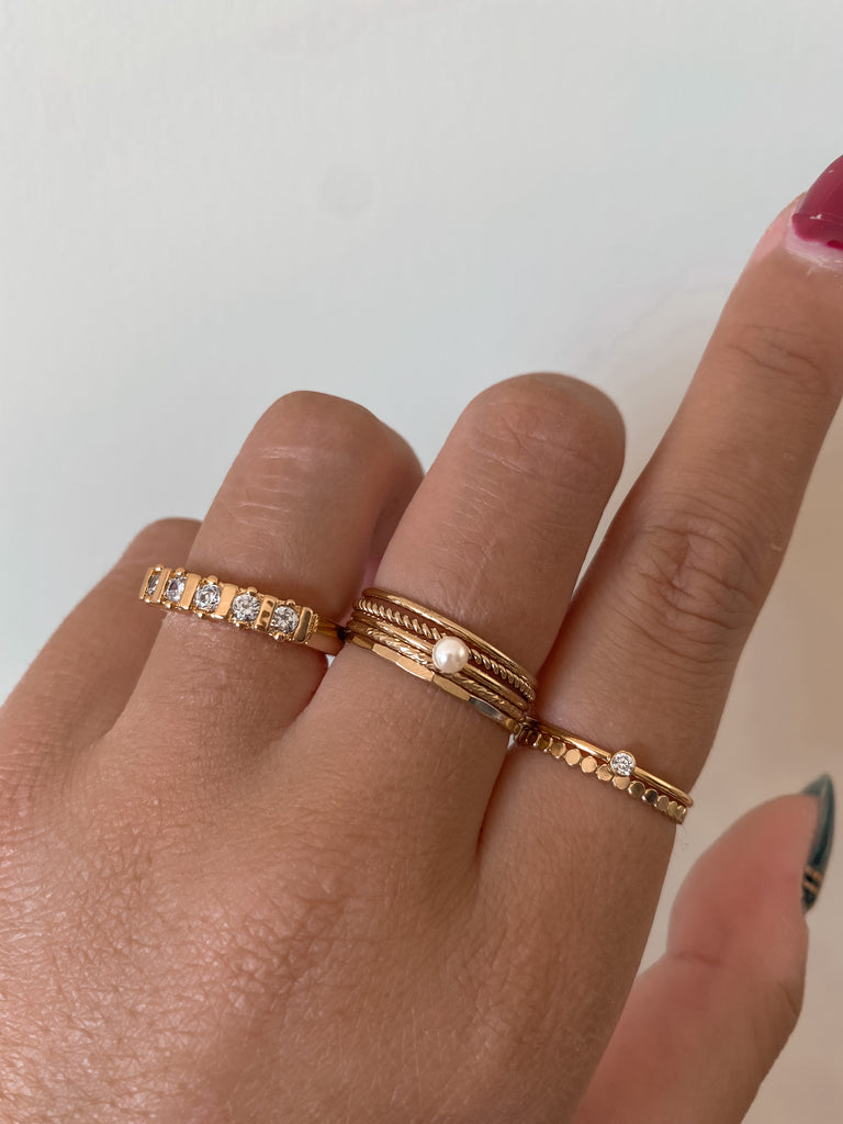 Stacking Rings Sparkle Stacker Ring / Gold-Filled Midori Jewelry Co.