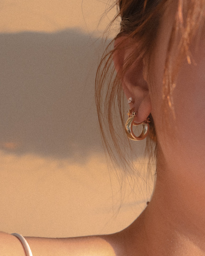 Hoop Earrings Elise Medium Hoops / Gold-Filled Midori Jewelry Co.