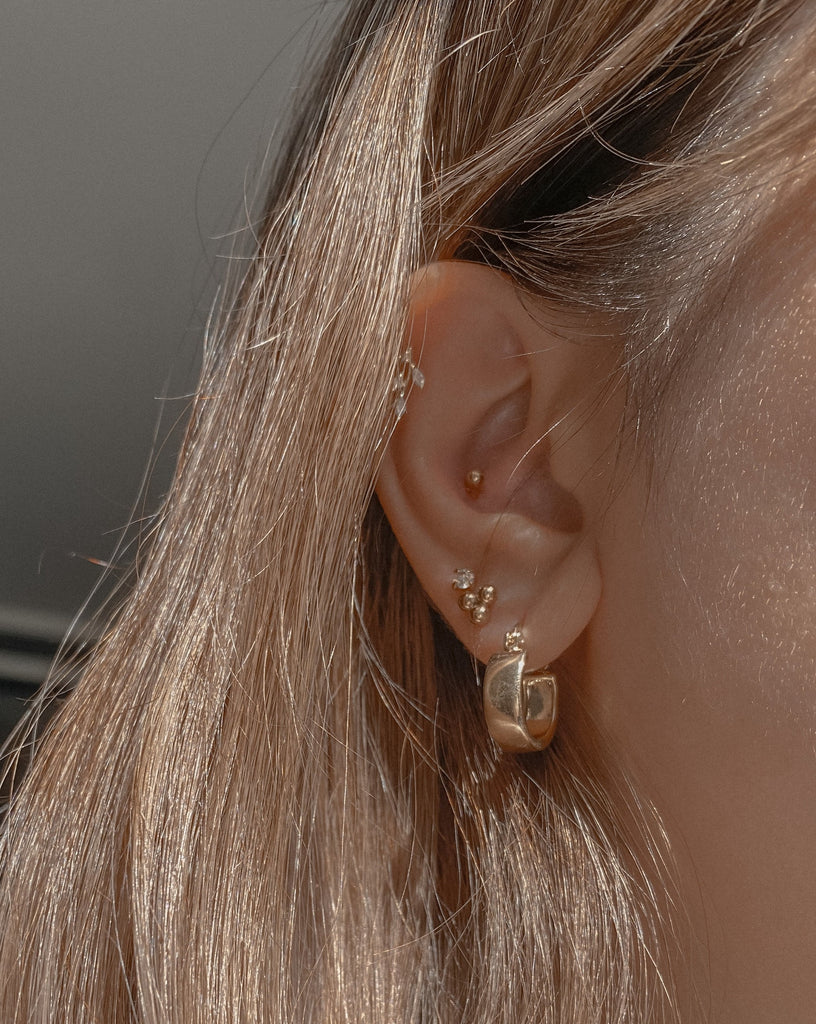 Hoop Earrings Elise Medium Hoops / Gold-Filled Midori Jewelry Co.