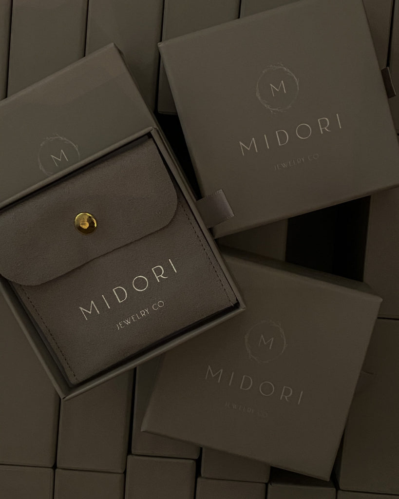 Additional gift box and pouch - Midori Jewelry Co.