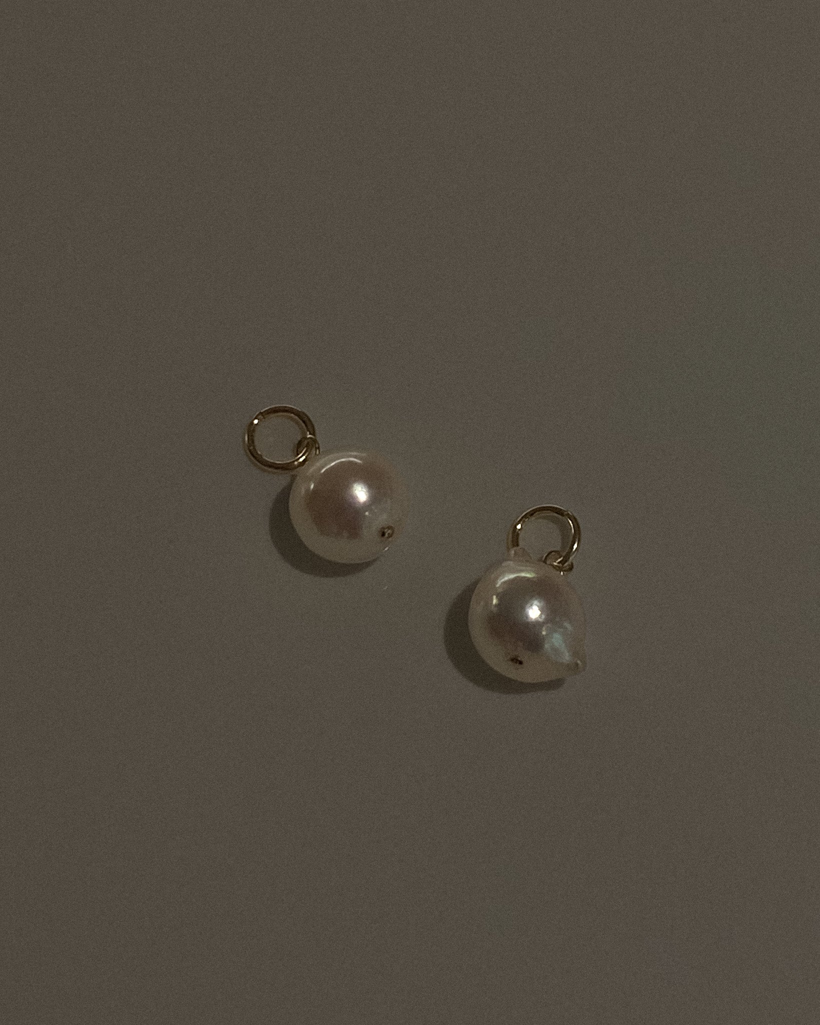 Akoya Saltwater Baroque Pearl Charm / Gold-Filled - Midori Jewelry Co.