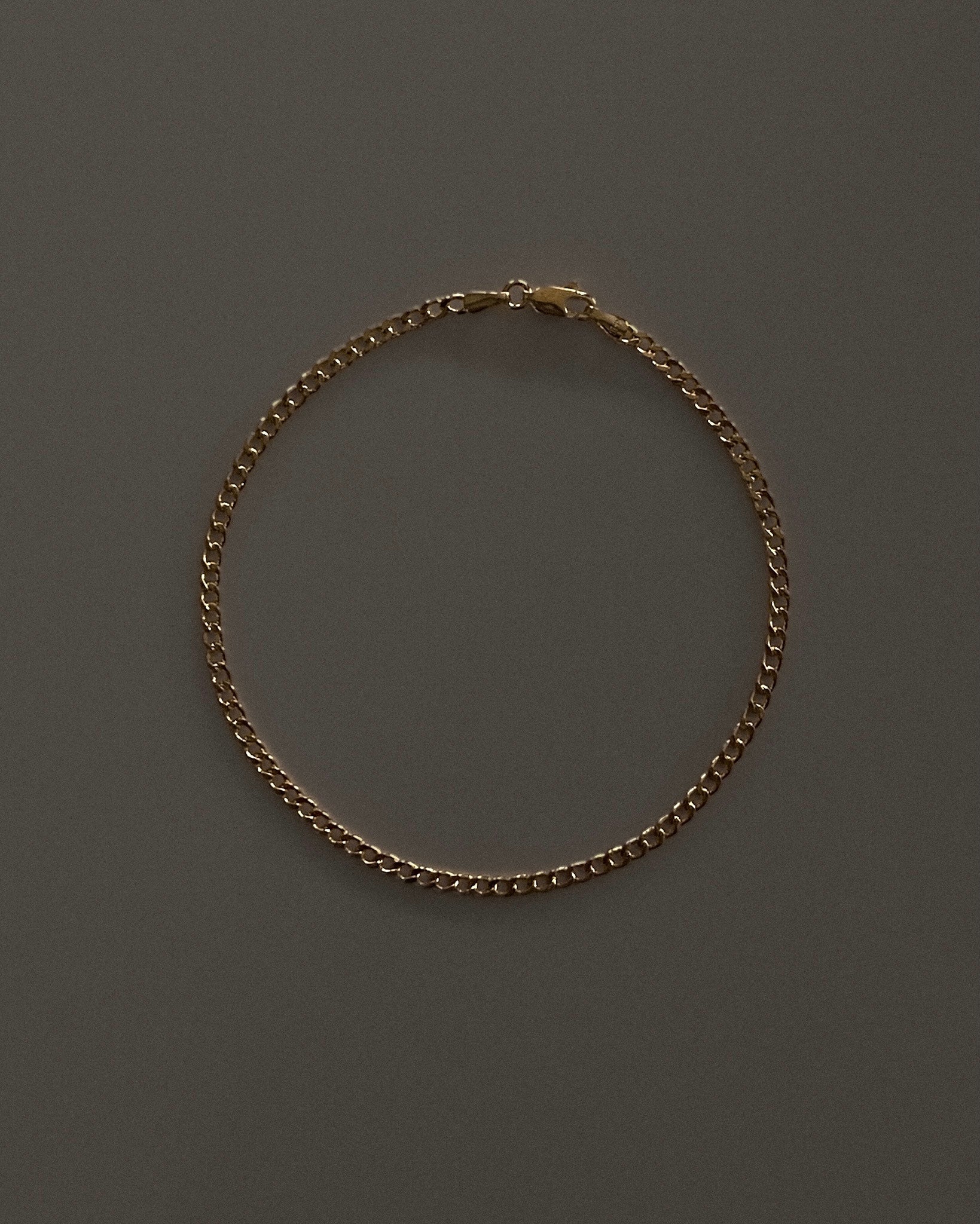 Athena Cuban Chain Anklet / Gold-Filled - Midori Jewelry Co.