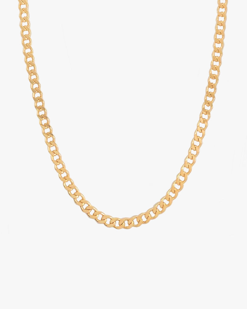Athena Cuban Chain Necklace / Gold-Filled - Midori Jewelry Co.