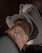 Aubrey Paperclip Chain Anklet / Gold-Filled - Midori Jewelry Co.