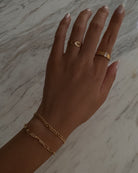 Aubrey Paperclip Chain Bracelet / Gold-Filled - Midori Jewelry Co.