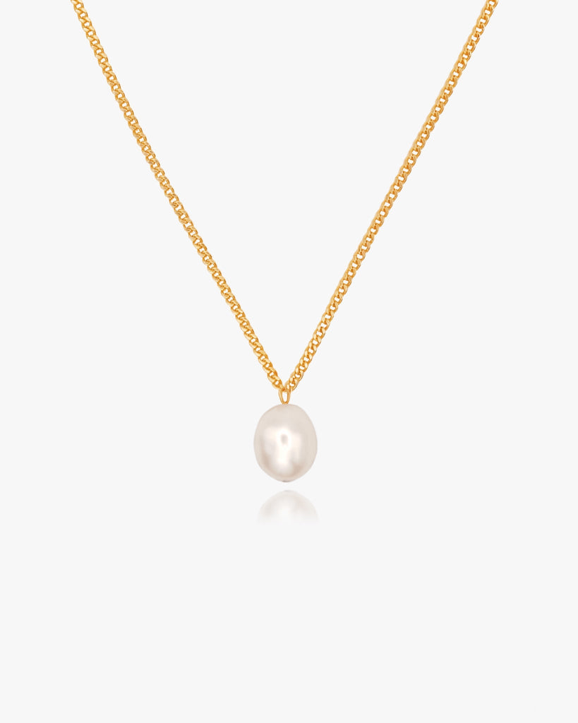 Aurélie Pearl Necklace / Gold-Filled - Midori Jewelry Co.
