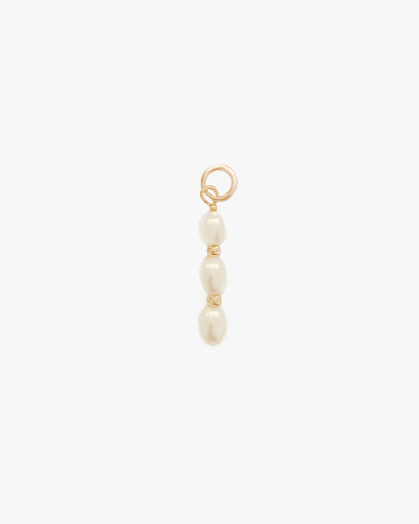 Bella Pearl Drop Charm / Gold-Filled - Midori Jewelry Co.