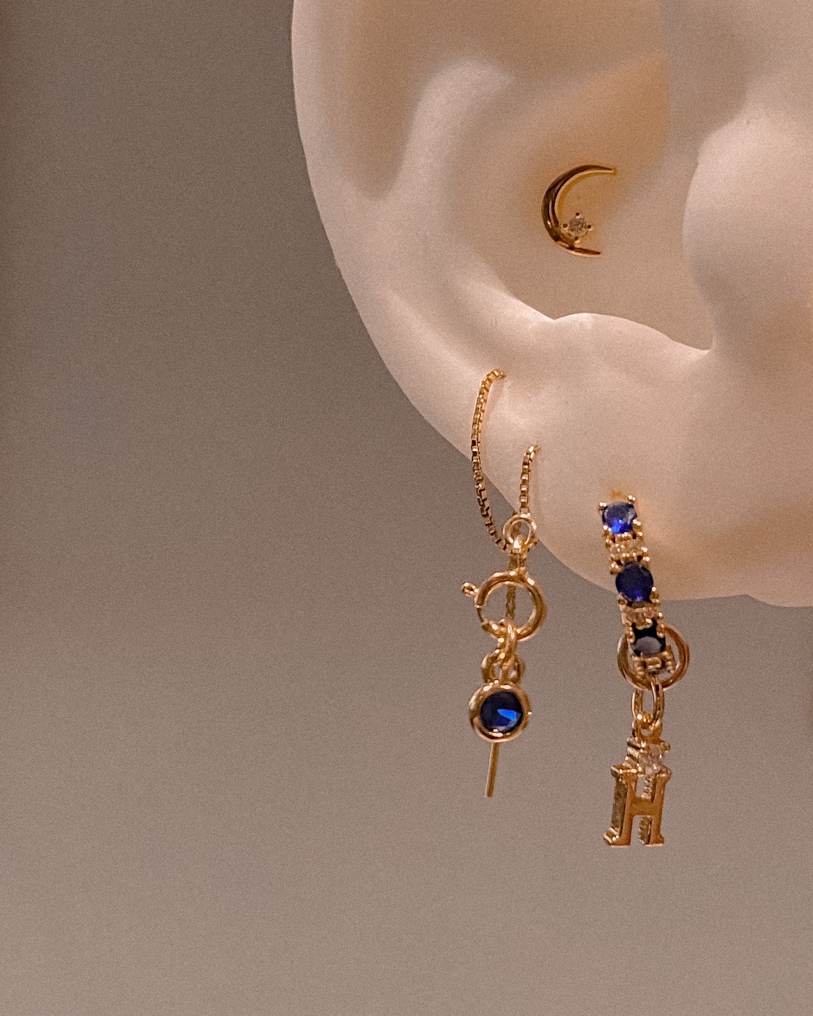 Gold-Filled Round Birthstone Charm Midori Jewelry