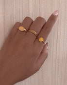 Stacking Rings Braided Rope Ring / Gold-Filled Midori Jewelry Co.