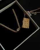Celestial Book Locket Necklace / Gold-Filled - Midori Jewelry Co.