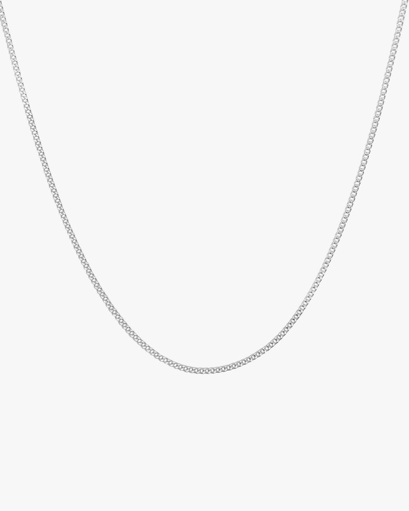 Curb Chain / Sterling Silver - Midori Jewelry Co.