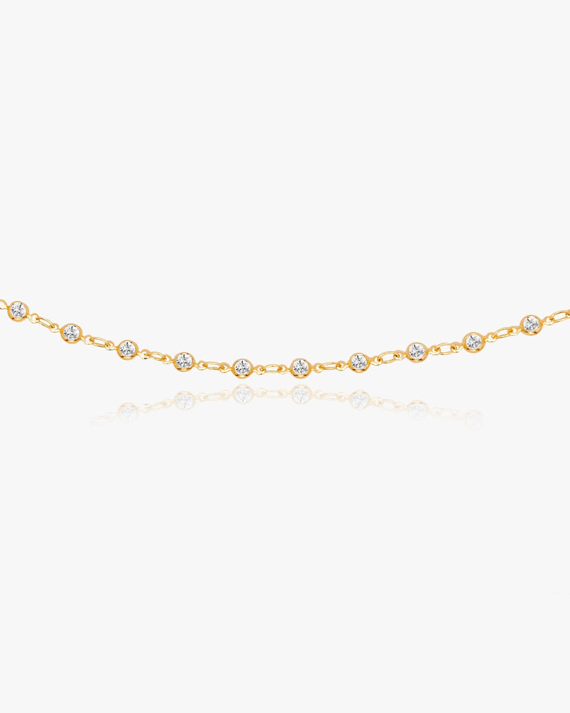 Dahlia Choker Necklace / Gold-Filled - Midori Jewelry Co.