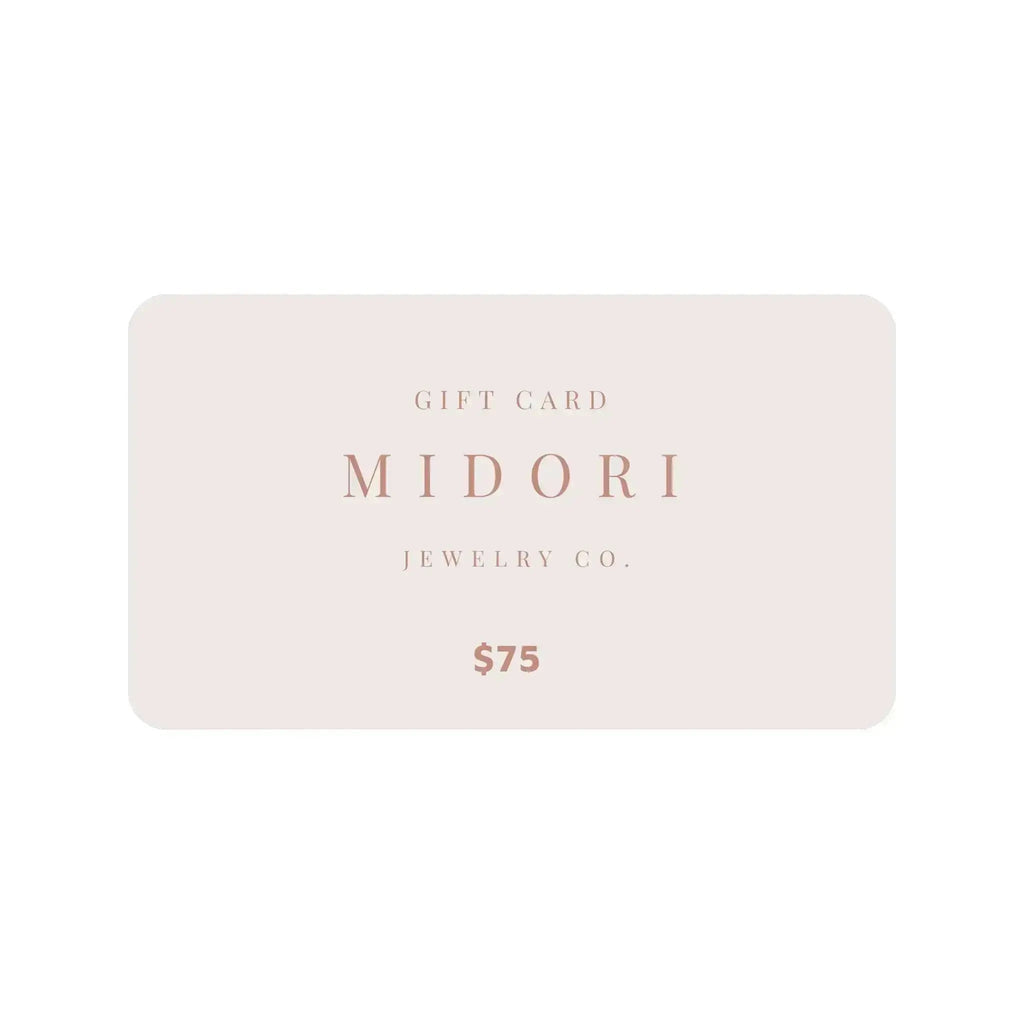Gift Cards Digital Gift Card Midori Jewelry Co.