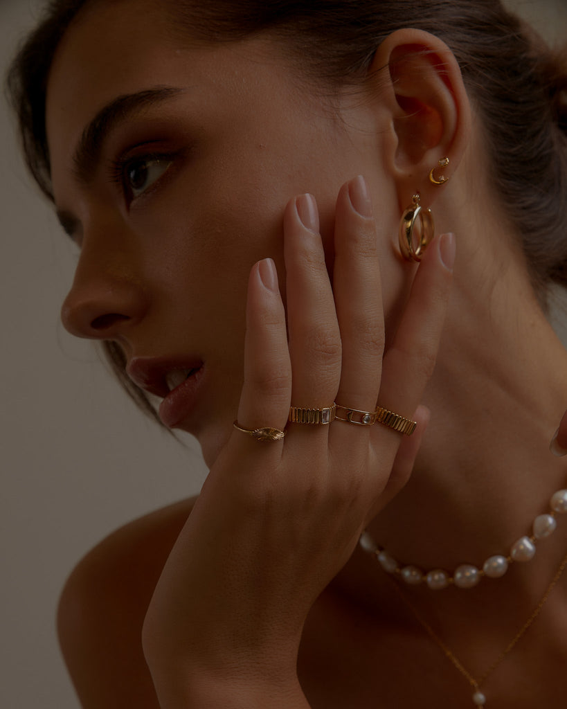Hoop Earrings Elise Large Hoops / Gold-Filled Midori Jewelry Co.