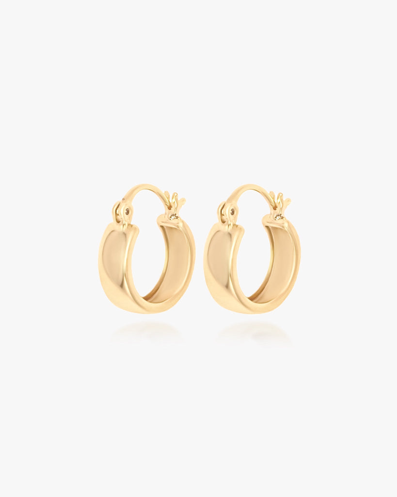Elise Medium Hoops / Gold-Filled - Midori Jewelry Co.