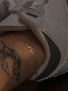 Figaro Chain Anklet / Gold-Filled - Midori Jewelry Co.