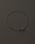 Figaro Chain Anklet / Gold-Filled - Midori Jewelry Co.