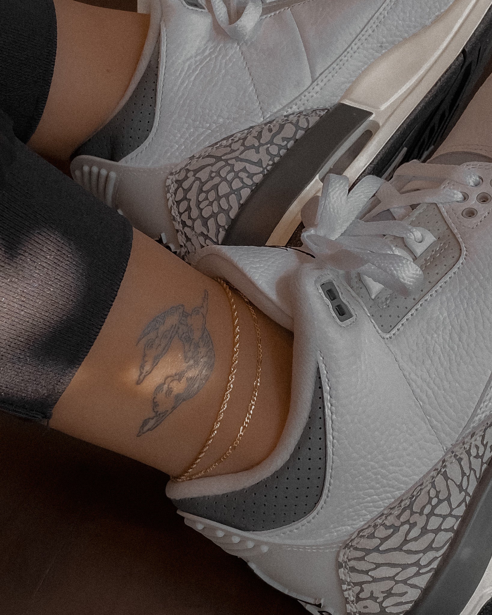 Figaro Chain Anklet / Gold-Filled - Midori Jewelry Co.