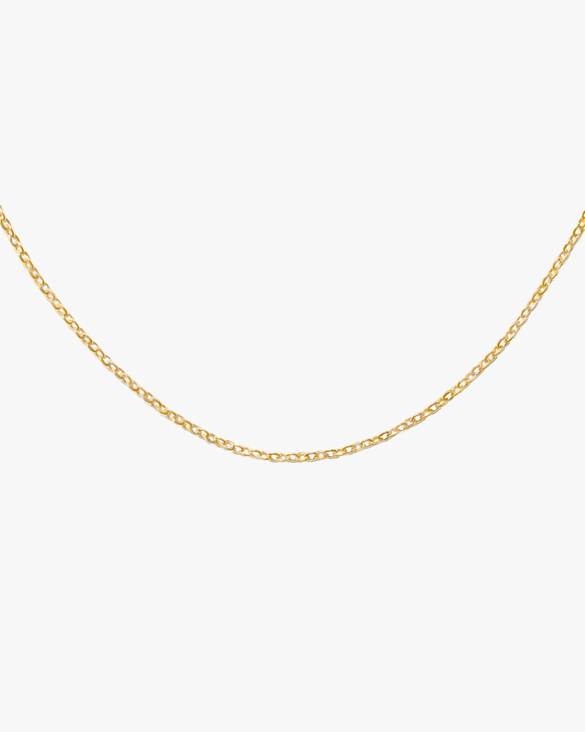 Flat Cable Chain / Gold-Filled - Midori Jewelry Co.