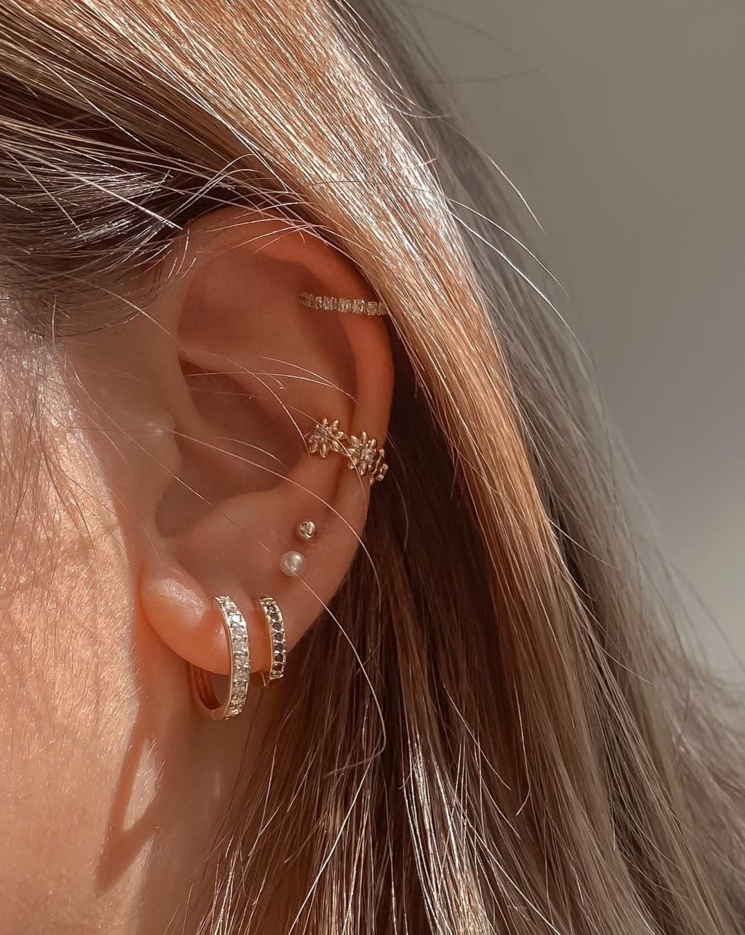 Gold-Filled Gemstone Earring Cuffs | Midori Jewelry