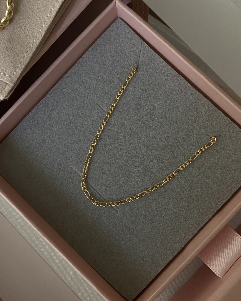 Gianna Figaro Chain Necklace / Gold-Filled - Midori Jewelry Co.