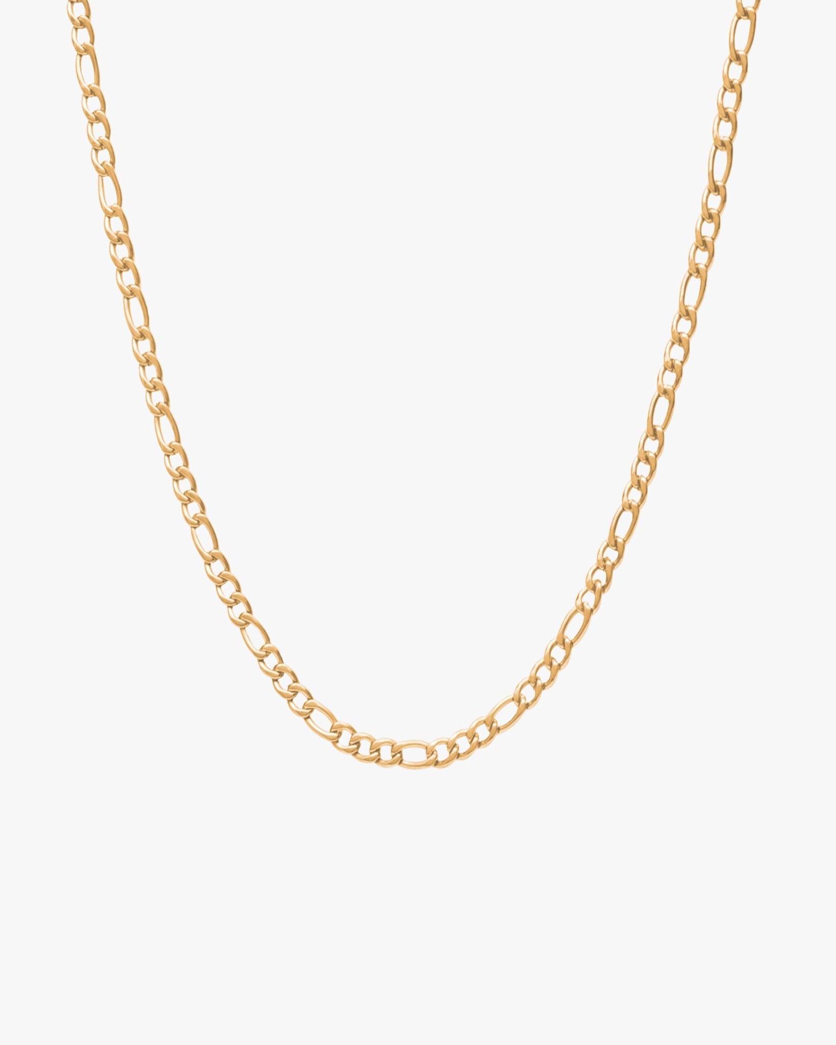 Gold Figaro Chain Necklace (Adjustable Lengths) | VibeSzn