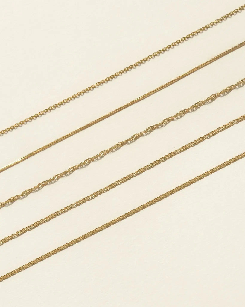 Gold-Filled Curb Chain - Midori Jewelry Co.