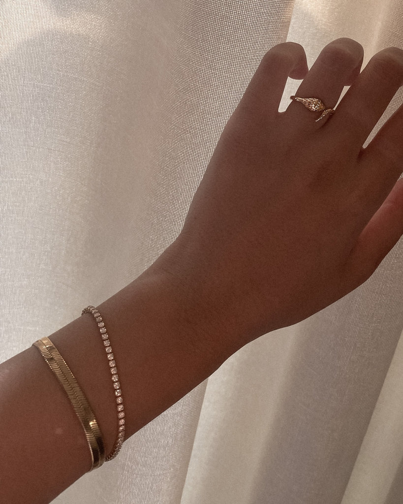 Chain Bracelets Gold-Filled Tennis Bracelet Midori Jewelry Co.