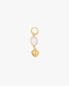 Heart Pearl Charm / Gold-Filled - Midori Jewelry Co.
