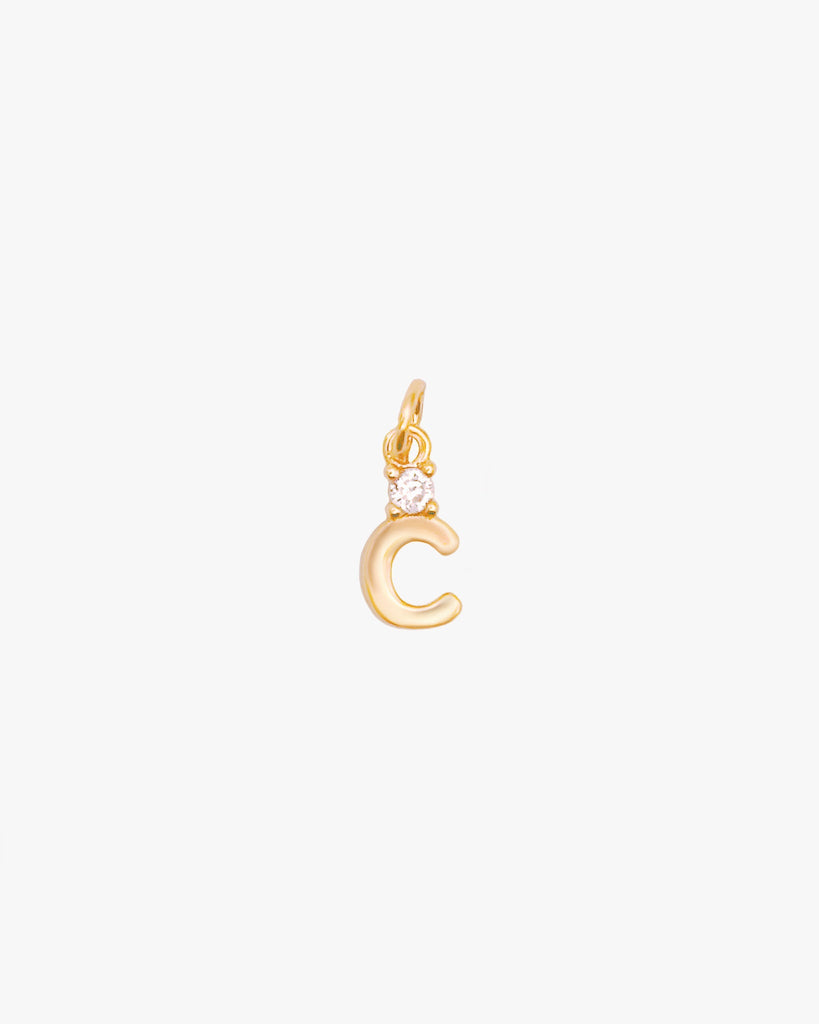 Initial Letter Charm / Gold-Filled - Midori Jewelry Co.
