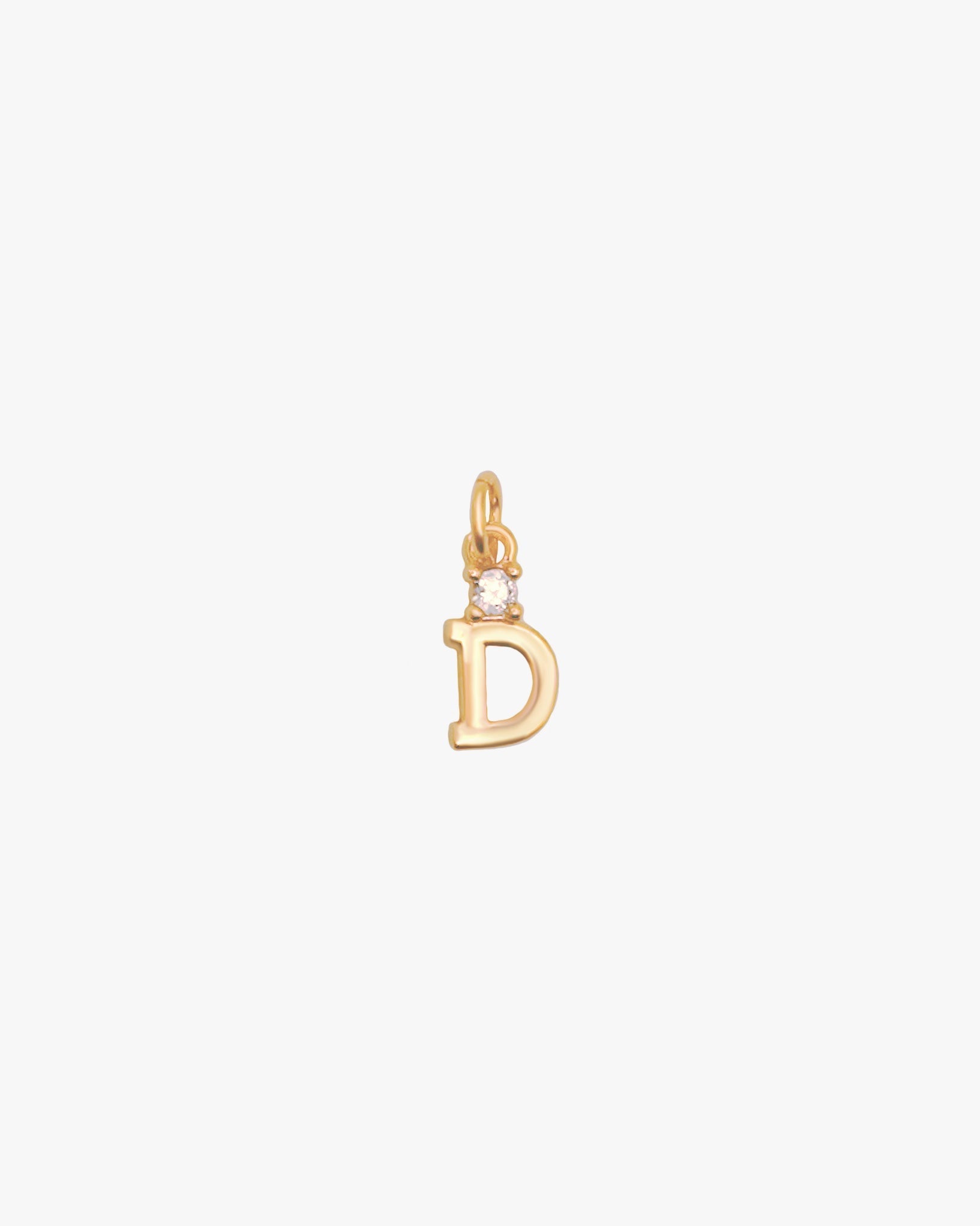 Initial Letter Charm / Gold-Filled - Midori Jewelry Co.