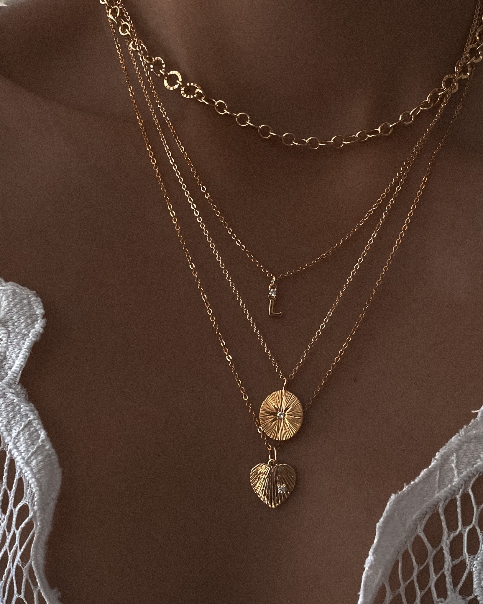 Nashelle 14k-Gold Fill Initial Disc Necklace | Nordstrom