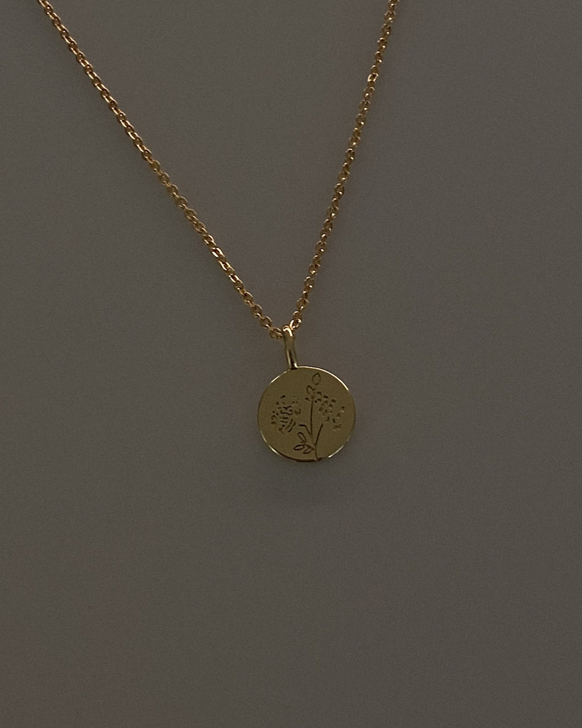Jasmine Pendant Necklace / Gold-Filled - Midori Jewelry Co.