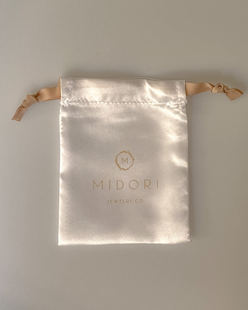 Jewelry Gift Drawstring Pouch - Midori Jewelry Co.