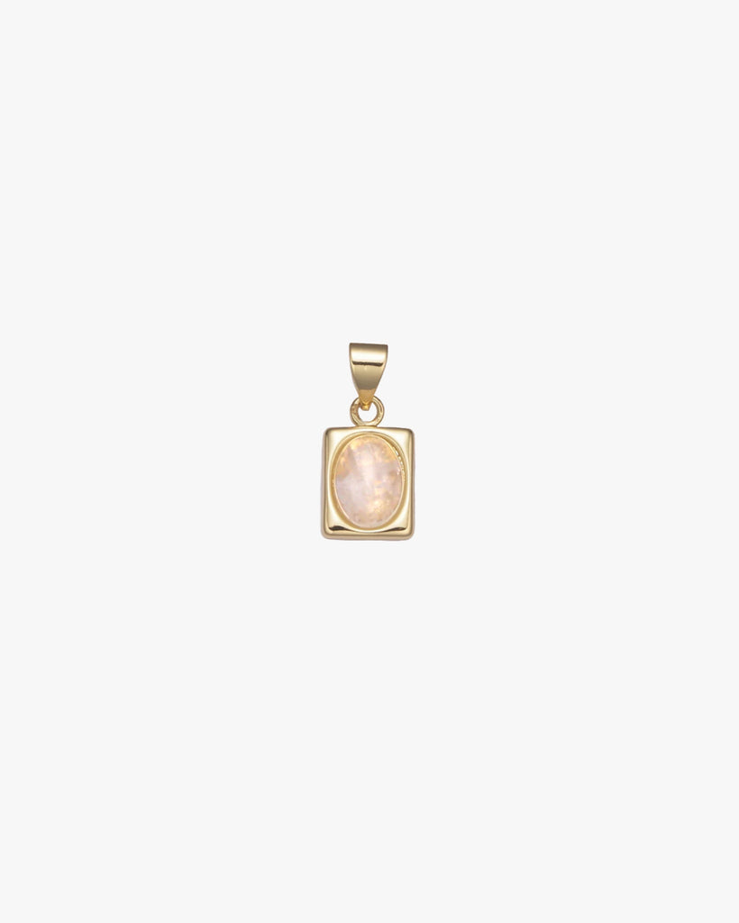 Juno Moonstone Pendant / Gold-Filled - Midori Jewelry Co.