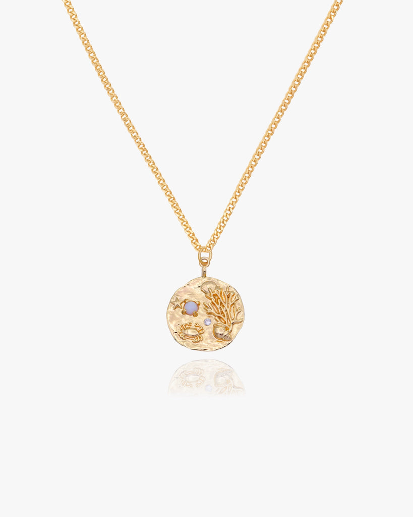 La Mer Pendant Necklace / Gold-Filled - Midori Jewelry Co.