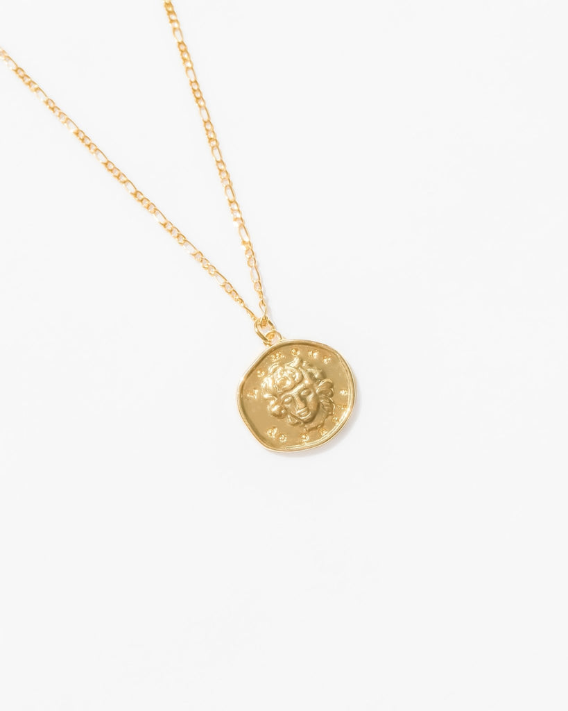 Medallion Necklaces L'amour de Paris Pendant Necklace / Gold-Filled Midori Jewelry Co.