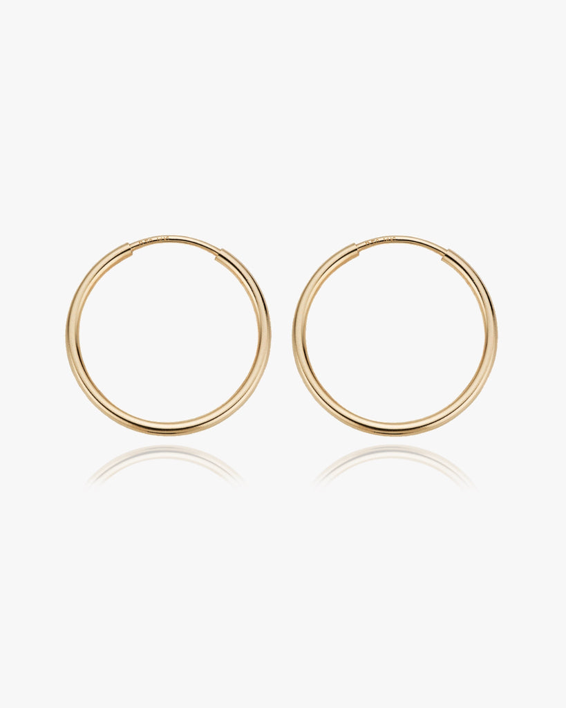 Large Infinite Hoops / Gold-Filled - Midori Jewelry Co.
