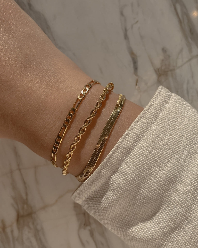 Chain Bracelets Lola Rope Chain Bracelet / Gold-Filled Midori Jewelry Co.