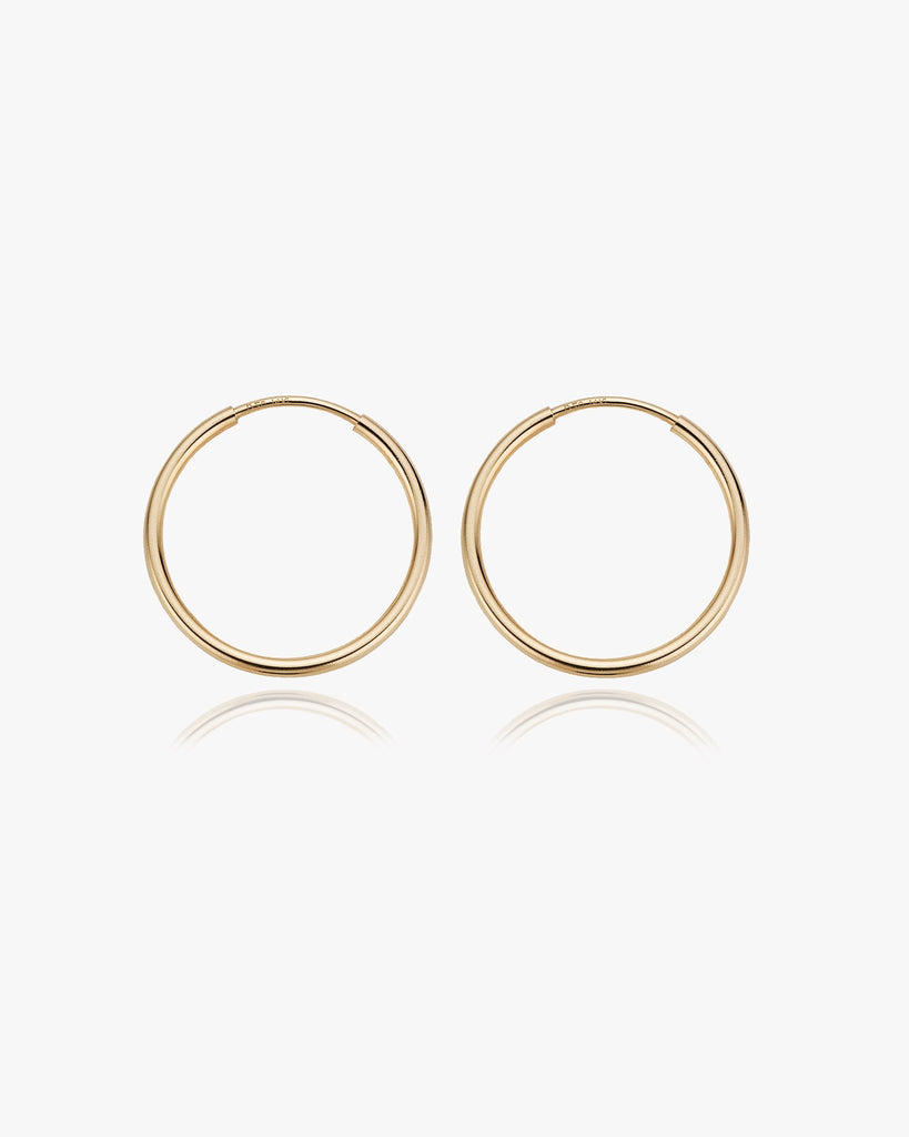 Medium Infinite Hoops / Gold-Filled - Midori Jewelry Co.