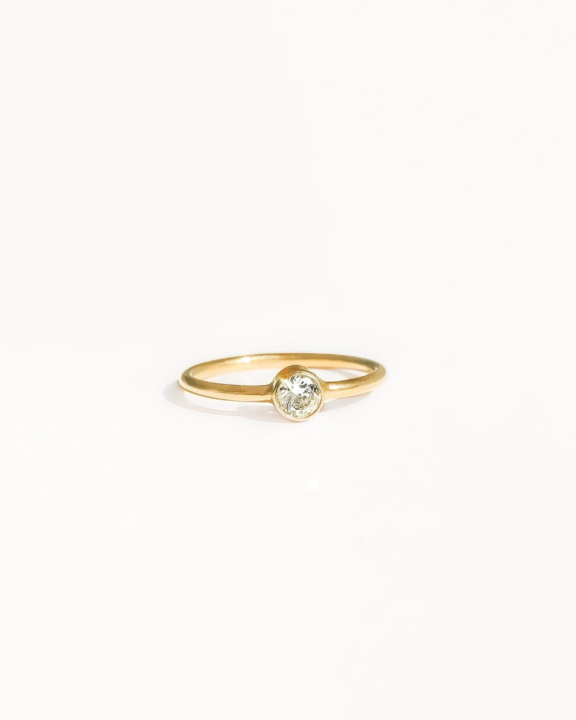 Stacking Rings Mei Solitaire Ring / Gold-Filled Midori Jewelry Co.