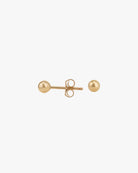 Mini Ball Stud Earrings (Single) / Gold-Filled - Midori Jewelry Co.