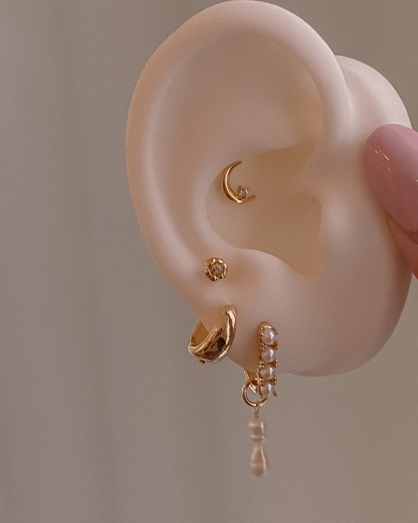 Mini Stella Hoops / Gold-Filled - Midori Jewelry Co.