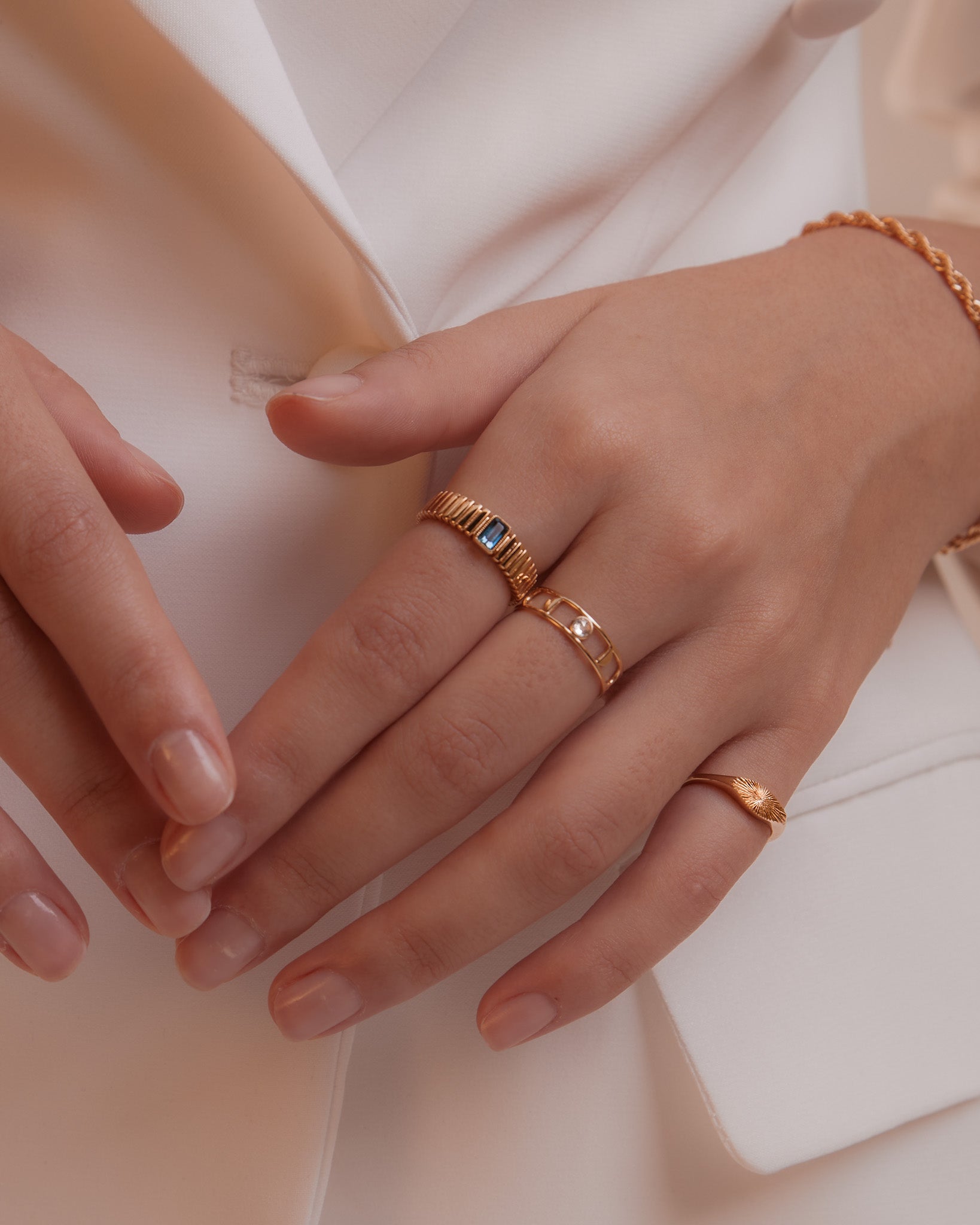 Statement Rings Moon Phases Ring / Gold Vermeil Midori Jewelry Co.