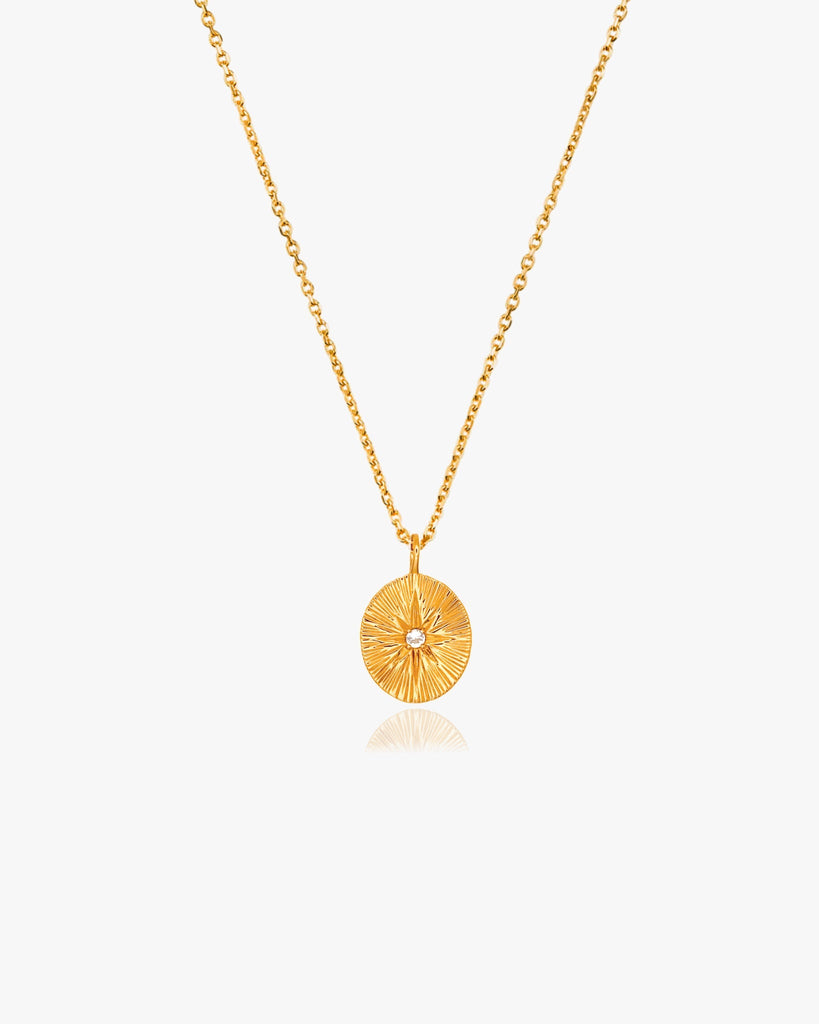 North Star Pendant Necklace / Gold Vermeil (Ready to Ship) - Midori Jewelry Co.
