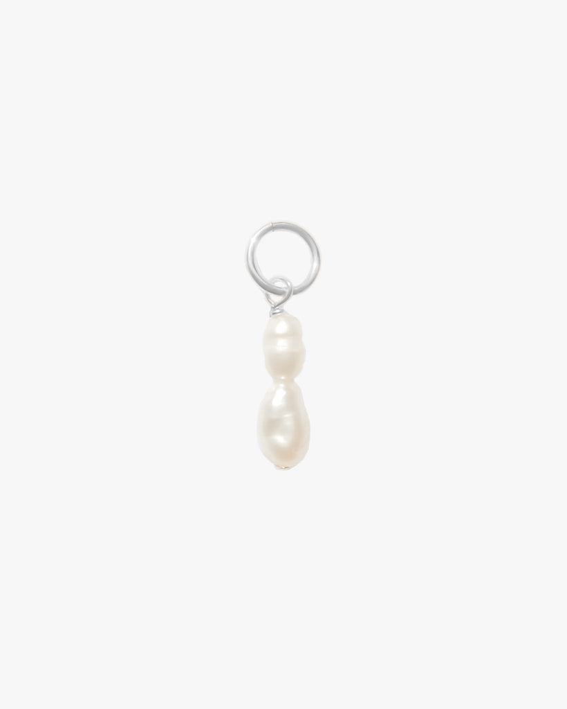 Petit Pearl Charm / Sterling Silver - Midori Jewelry Co.